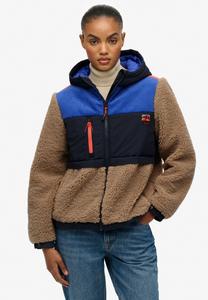 Флисовая куртка Superdry & Co Fleece jacket, Cobblestone Grey/Grey