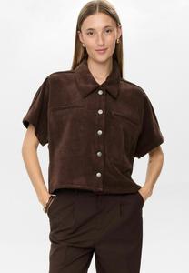 Блуза Nümph NUTHEA, Black Coffee/Dark Brown