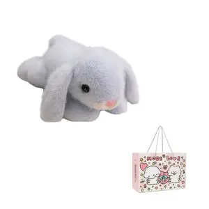 Очаровательный и милый кролик, идеальный для забавных кукол размером с ладонь плюшевая кукла высота 21см TLXT, синий