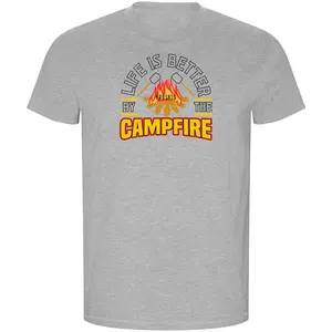 Футболка с коротким рукавом Kruskis Better By The Campfire ECO, серый
