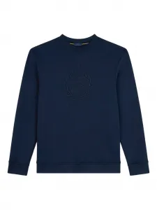 Свитшот с геральдической вышивкой Paul & Shark, синий