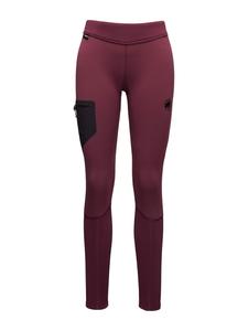MAMMUT Узкие уличные штаны 'Aconcagua' в цвете бордо