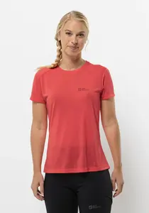 Футболка Jack Wolfskin "VONNAN S/S T W", красный