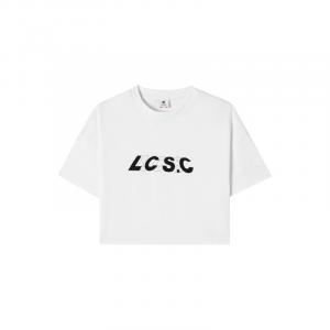 Обычная футболка женская Le Coq Sportif, белый