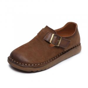Повседневные однобортные туфли женские Devanro, Light Brown