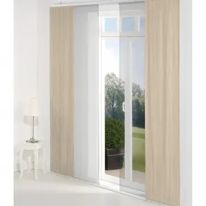 Ширма LANGWASSER с липучкой, 1 шт., с утяжелительной планкой Wirth, серо-коричневый