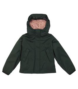 Двусторонняя дутая куртка Bernardine Moncler Enfant, зеленый