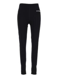 Леггинсы с принтом логотипа JIL SANDER, черный