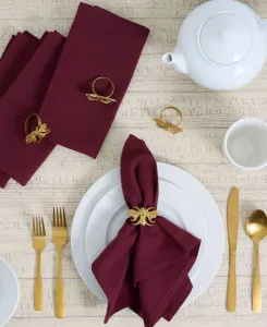 Набор колец для салфеток в виде пчел, 4 шт Design Imports, золотой