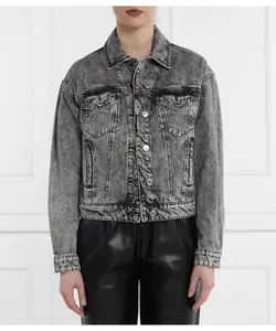 Бордовая джинсовая куртка Regular fit Guess Jeans, серый