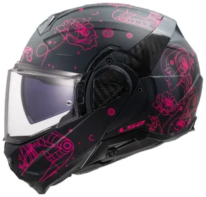 Шлем LS2 Advant II Sophia LS2 Helmets, матовый черный/розовый