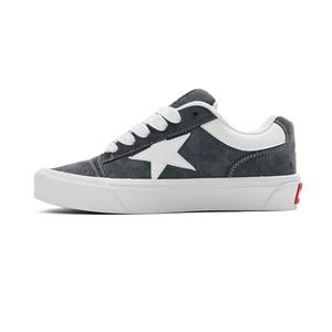 Anti-Slip Wear-Resistant Low-Top Skateboard Shoes Unisex Dark Gray UNNCC, темно-серый