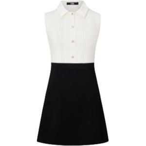 KARL LAGERFELD / Karl Lagerfeld Jeans Karl Lagerfeld безрукавное платье женское черное белое