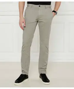 Брюки чинос Slim fit Boss Orange, серый
