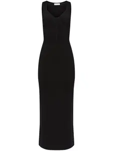 Платье макси с корсетом Nina Ricci, черный