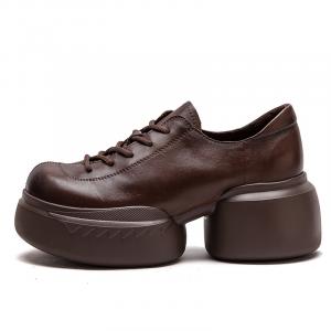 Туфли женские повседневные Women's Casual Shoes Women's Yao Qia, коричневый