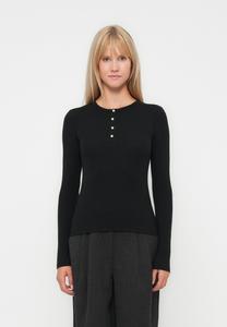 Топ Pieces PCKITTE O NECK PEARL , Black