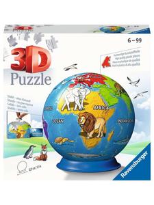 Пазл Ravensburger из 72 деталей, строительная игра, пазл-шар, детская Земля в красочном исполнении