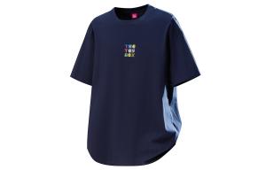 Футболка Unisex Crew Neck тонкая прямая посадка Disney, темно-синий