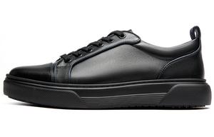 Roberta Di Camerino Стильные мужские кроссовки из коровьей кожи, черные