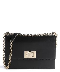 сумка через плечо 1927 S из зерненой кожи Furla, черный