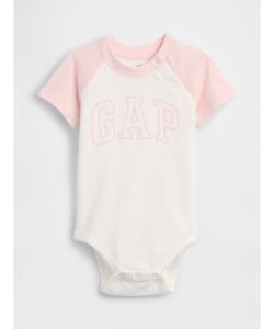 (K) Боди из органического хлопка с логотипом GAP и рукавами реглан (детское)