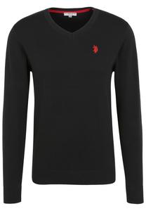 Свитер с v-образным вырезом U.S. POLO ASSN. Sweater, черный