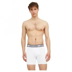 Боксеры 3 шт Jack & Jones Solid Plus Size, белый