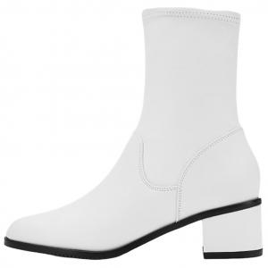 Clarks Ботильоны женские белые 5 см