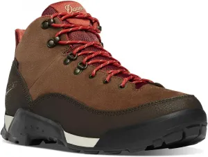 Мужские водонепроницаемые туристические ботинки Danner Panorama 6” с высоким верхом из мягкой замши, дышащей влагозащитой, удобной стелькой и подошвой с хорошим сцеплением, коричневый