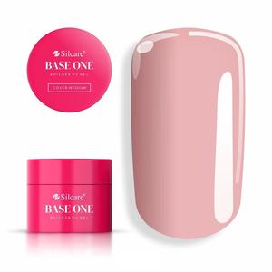 Gel Base One Cover Medium 15 г Самовыравнивающийся гель для наращивания ногтей Silcare