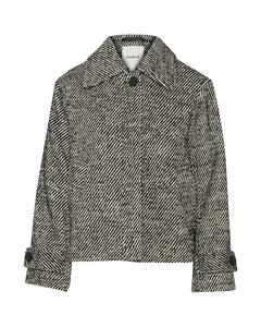 Всесезонная куртка SOAKED IN LUXURY Between-Season Jacket Mabel, пятнистый черный