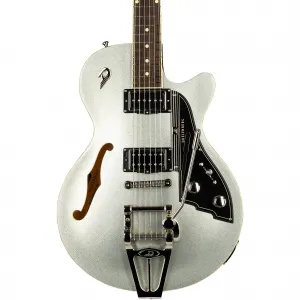 Электрогитара Duesenberg USA Starplayer TV Semi-Hollow, серебристый блеск