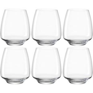 Стакан для виски Trinkglas, CESTI, 460 мл, набор из 6 шт. Бокал для виски, подходит для мытья в посудомоечной машине Leonardo, прозрачный