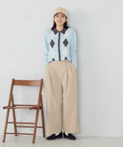 Кардиган с воротником «аргайл» Comme Ca Ism, цвет Saxophone