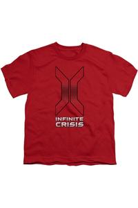 Футболка с коротким рукавом для подростков Infinite Crisis Gildan, красный