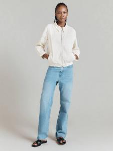 Куртка- бомбер lili broderie Ghost, слоновая кость