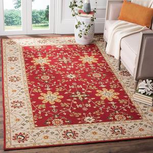Ковер ручной работы SAFAVIEH, 275 x 366 см, Easy Care Collection Red / Ivory EZC751C