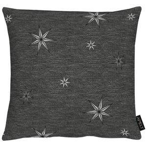 Декоративная подушка Apelt X-Mas Glam Typ B, 39x10x39 см цвет anthrazit/silber