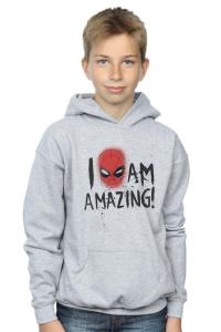 Толстовка «Человек-паук, я потрясающий» Marvel, серый