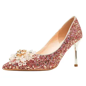 GOSO Туфли на тонком каблуке, женские, красные