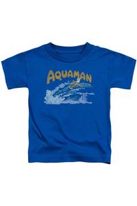 Футболка с коротким рукавом для малышей Aquaman от DC Comics Gildan, синий