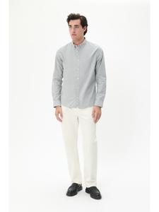 Рубашка с длинными рукавами MAtrostol прямого кроя в цвете Thyme Matinique