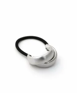 Двойная металлическая резинка для волос Colleca La, цвет Silver