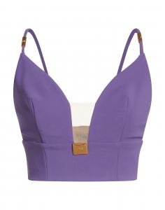 Топ Elisabetta Franchi, сиреневый