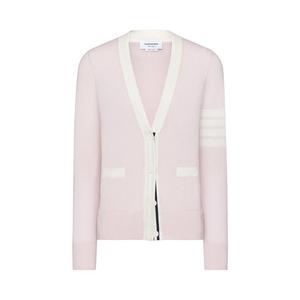 Топ Thom Browne Relaxed Fit V Neck Knitwear 'Light Pink'