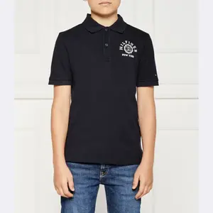 Рубашка поло стандартного кроя Tommy Hilfiger, синий