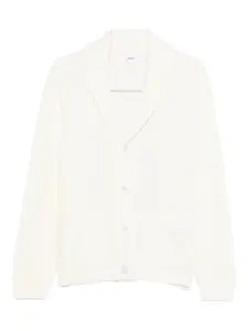 Кардиган на пуговицах с шалевым воротником Lardini, нейтральный