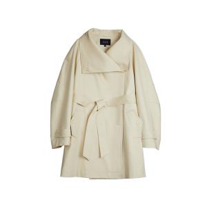 Тренчкот женский с отложным воротником, умеренная длина ELLE, экрю