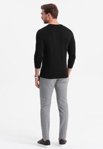 Топ с длинными рукавами Ombre, черный